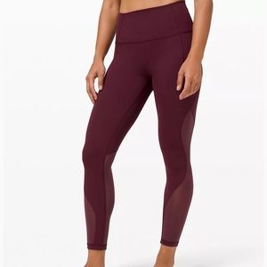 Wunder Under High-Rise Tight 25" 
Chiffon Mesh